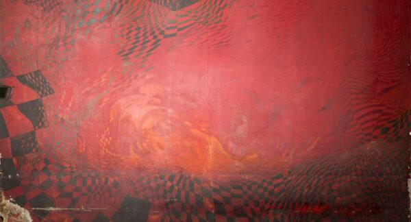 El mural "Terremoto" de Nemesio Antúnez. Foto: Pedro Bahamondes
