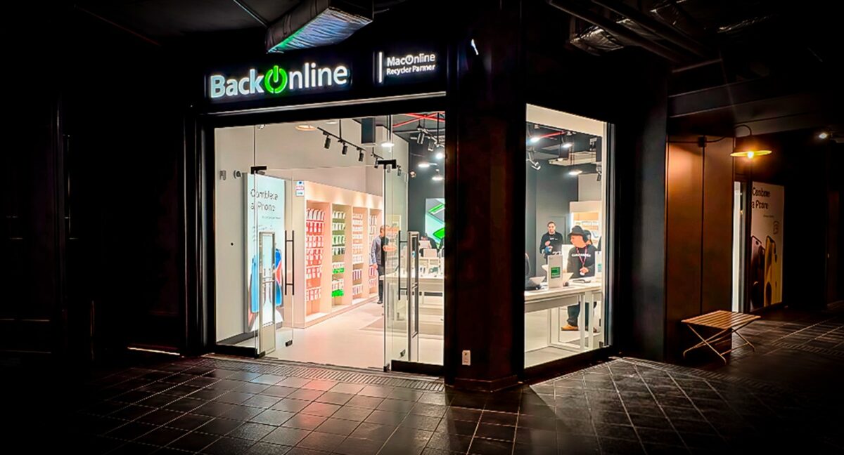 Tienda de Backonline, en dónde se venden productos apple reacondicionados.
