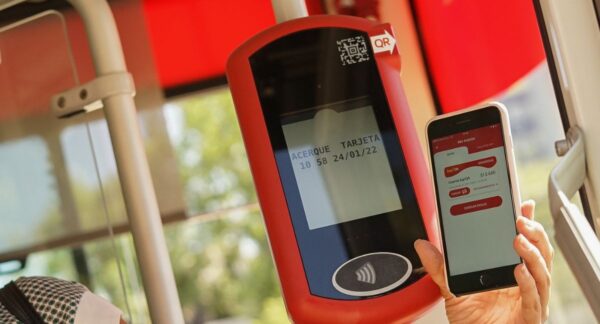 Pago con QR del transporte público