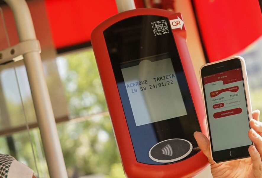 Pago con QR del transporte público
