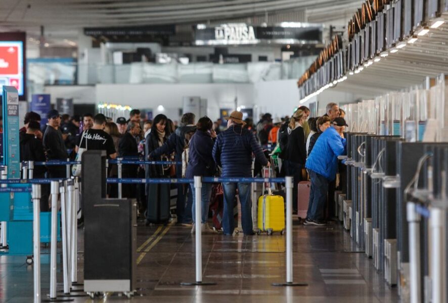 Viajes en avión de chilenos