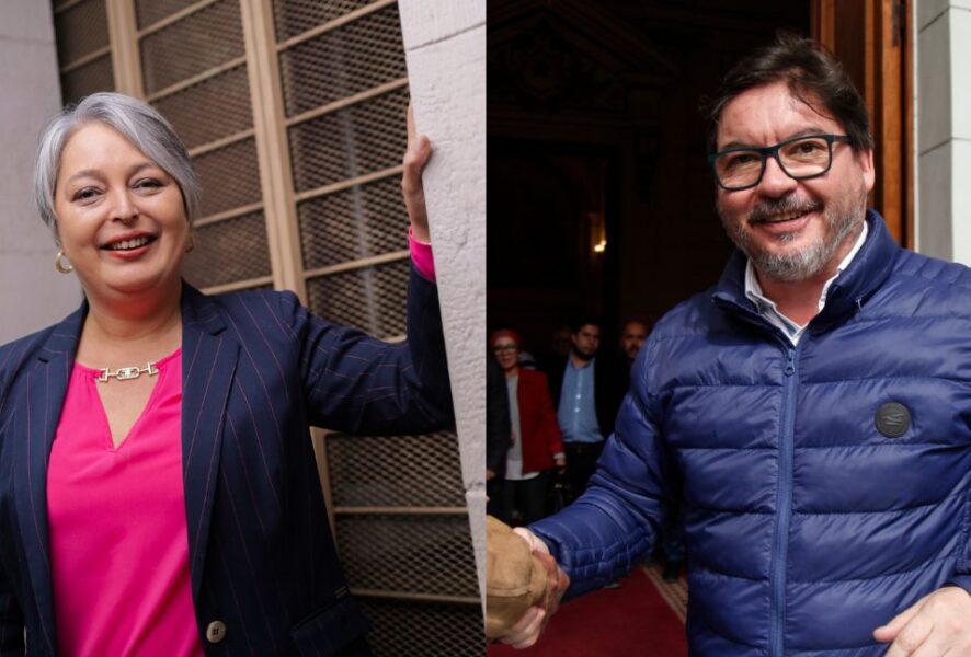 Jeannette Jara y Marcos Barraza