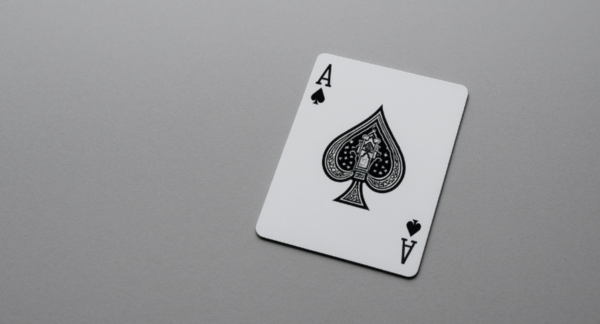 Carta As de casino en línea.