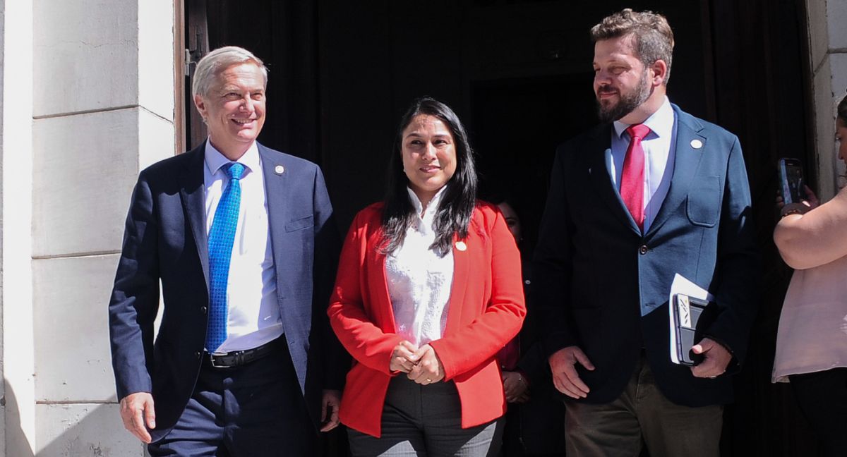José Antonio Kast, Francesca Muñoz y Johannes Kaiser.