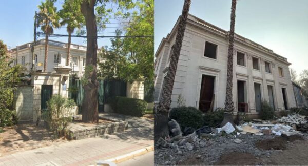 Casa en la que vivió Pinochet en Providencia fue demolida
