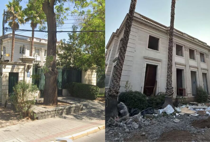 Casa en la que vivió Pinochet en Providencia fue demolida