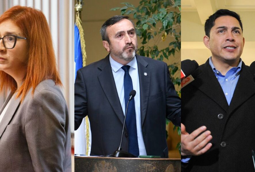 Catalina Pérez, Francisco Pulgar y Jorge Durán