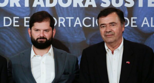 Gabriel Boric y Esteban Valenzuela
