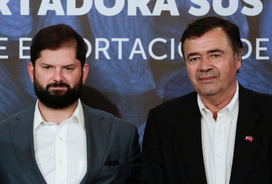 Gabriel Boric y Esteban Valenzuela