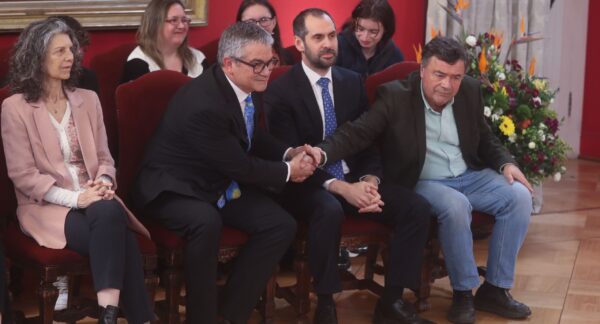 Mario Marcel, Nicolás Grau y Esteban Valenzuela