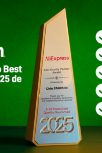 Starken fue escogido por Aliexpress como el Best Quality Partner 2025.
