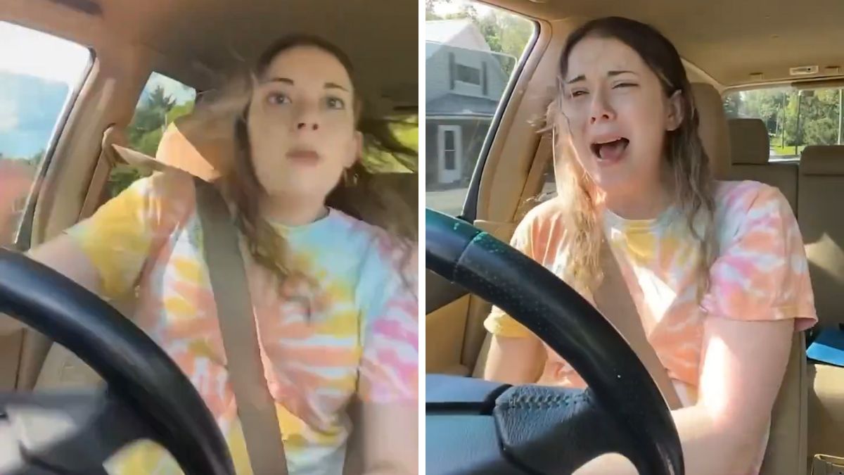VIDEO | Joven graba su propio accidente en auto mientras cantaba “Hit Me Baby One More Time” (y se hizo viral)