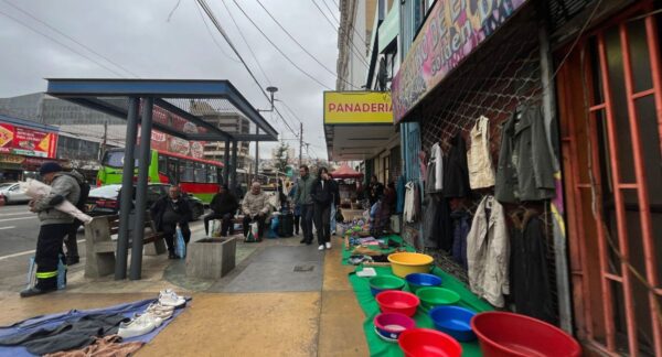 Vendedores ambulantes en Valparaíso