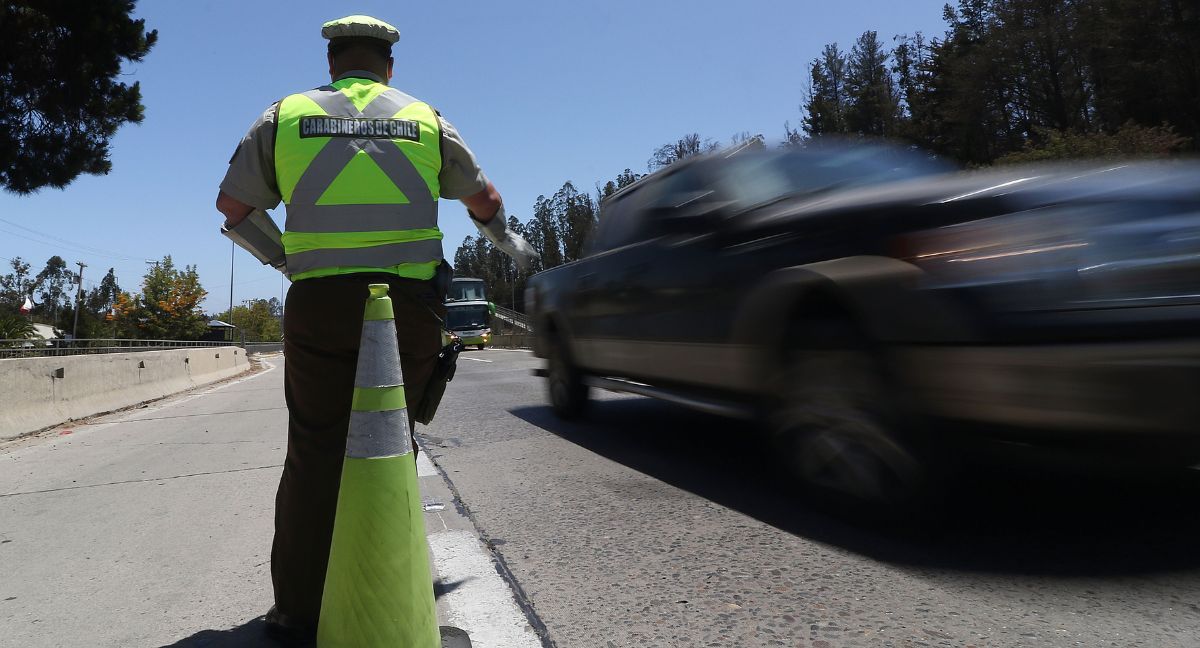 Conducto chileno no respeta límites de velocidad