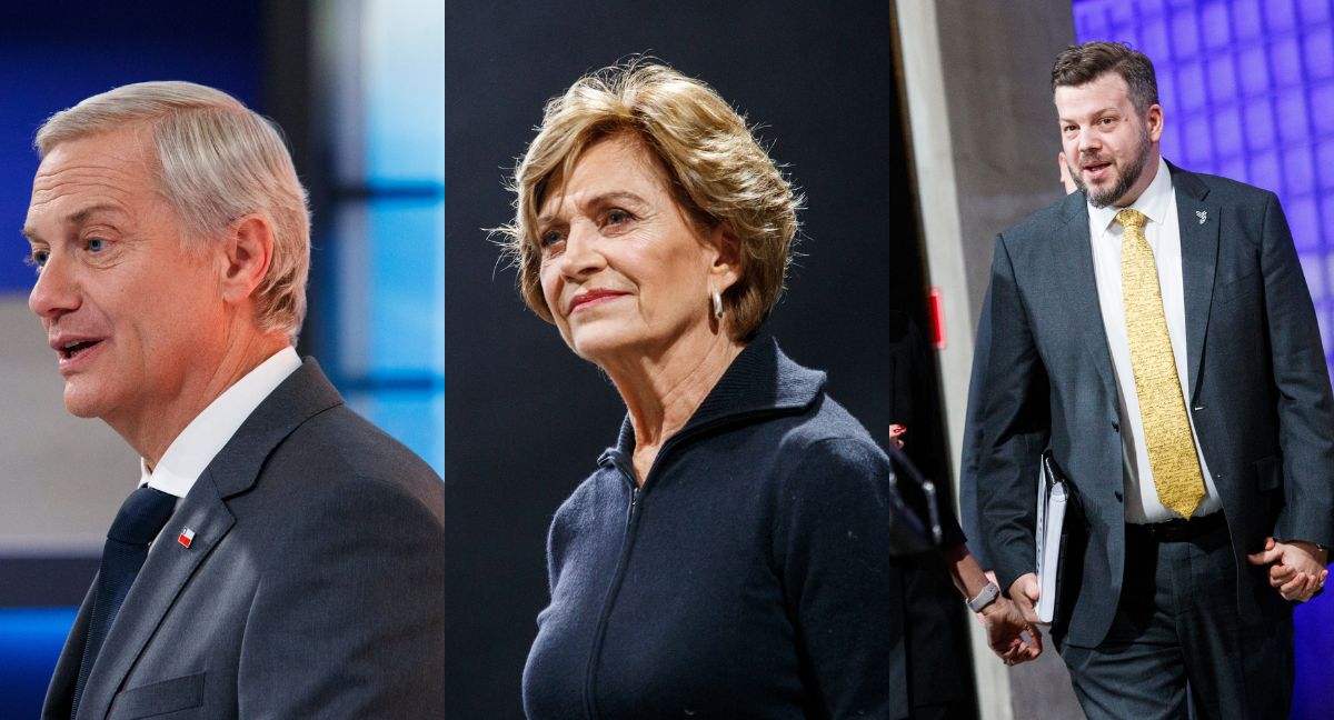 José Antonio Kast, Evelyn Matthei y Johannes Kaiser