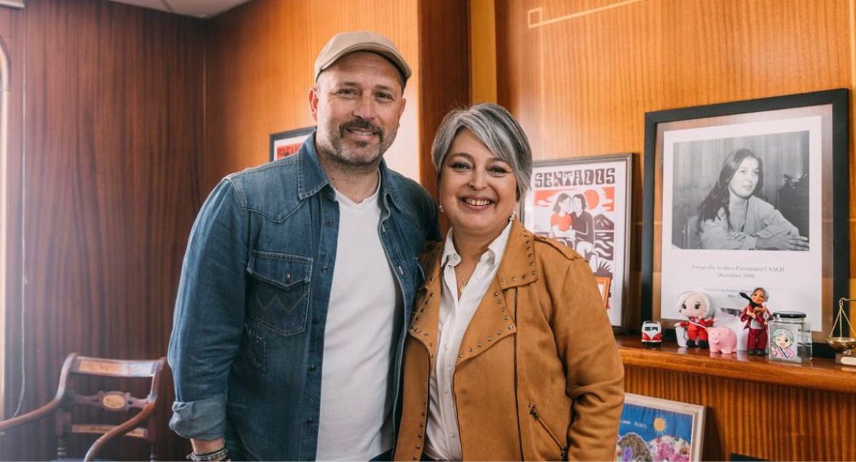 Jeannette Jara y Rodrigo Goldberg