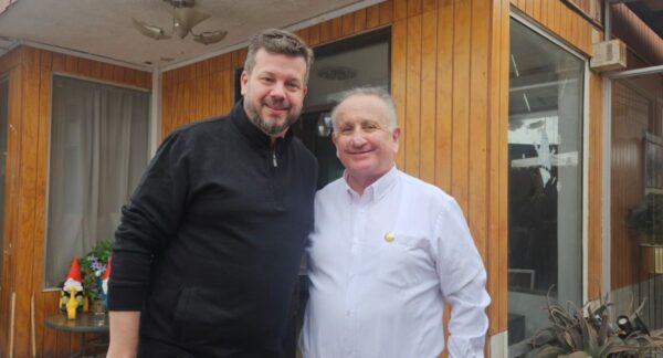 Johannes Kaiser y José Durana