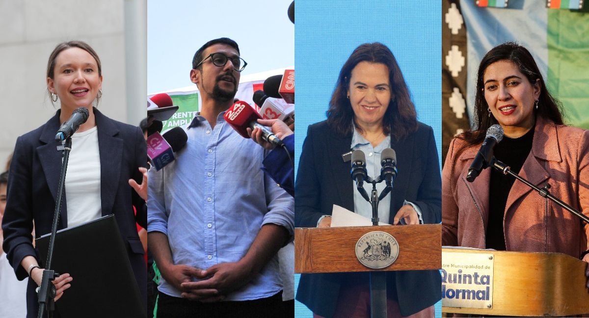 Catalina San Martín, Miguel Concha, Camila Merino y Karina Delfino