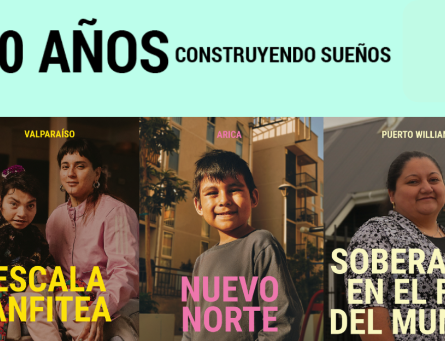 Portada y protagonistas del documental Construyendo Cambios.