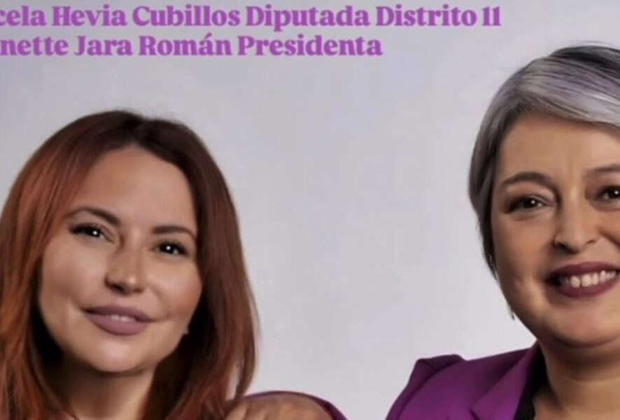 Marcela Hevia Cubillos y Jeannette Jara