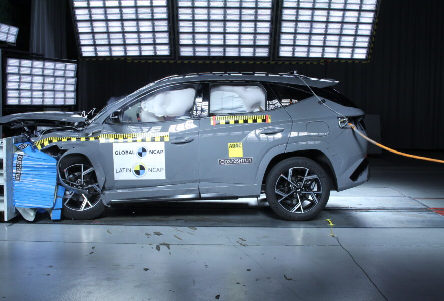 Hyundai Tucson cinco estrellas Latin NCAP: Seguridad vs Basalt