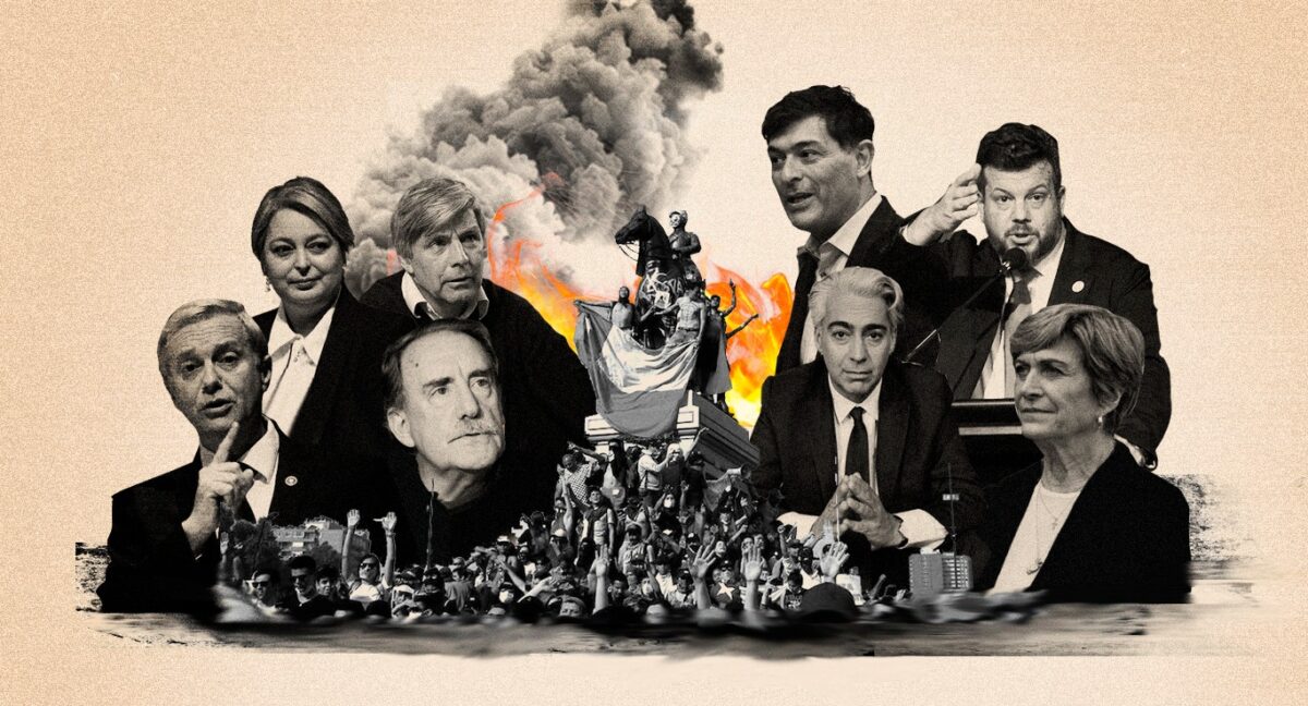 Candidatos presidenciales y cómo vivieron el estallido