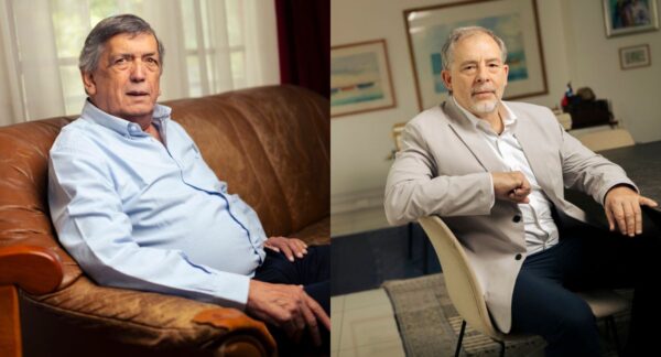 Lautaro Carmona y Guido Girardi