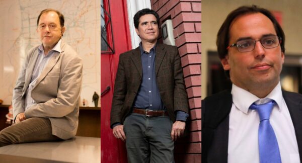 Ivan Poduje Ignacio Briones y Matías Acevedo