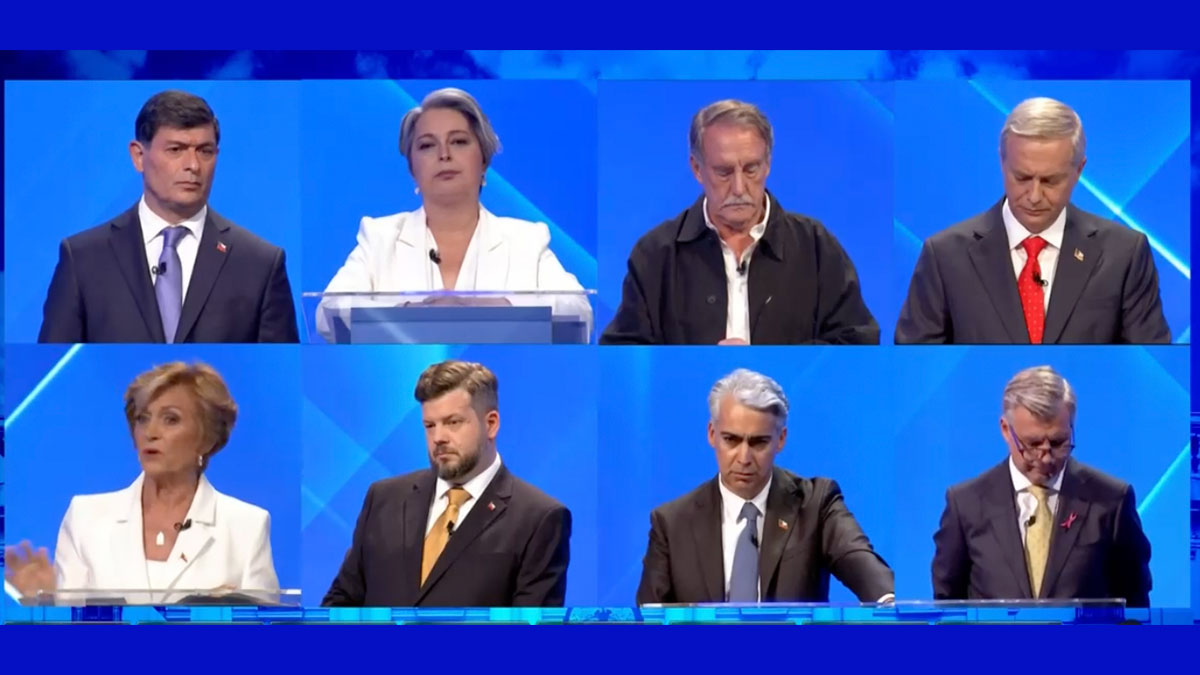 “Batallón evangélico” y “más cárceles”: el debate por seguridad entre los candidatos a La Moneda