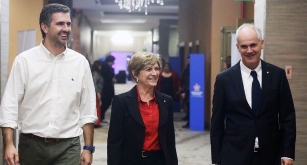 Diego Paulsen y Evelyn Matthei