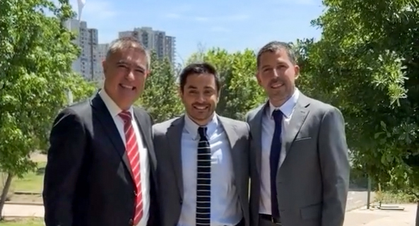 Mario Desbordes y Álvaro Carter
