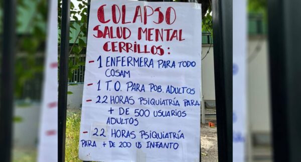 Funcionarios del COSAM de Cerrillos movilizados