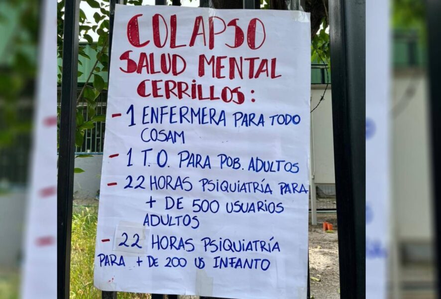 Funcionarios del COSAM de Cerrillos movilizados