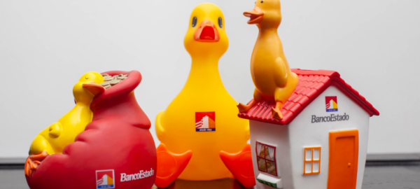 Pato de educación financiera de Banco Estado.