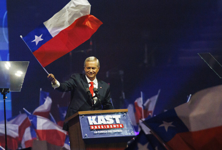 José Antonio Kast en el Movistar Arena