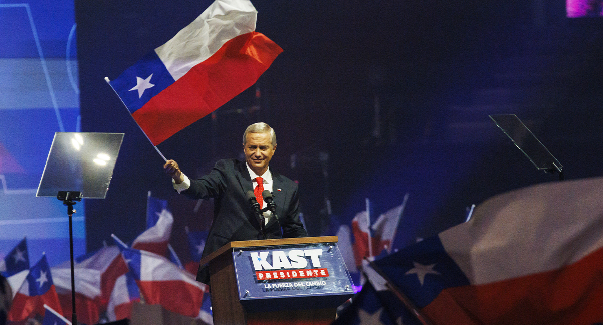 José Antonio Kast en el Movistar Arena