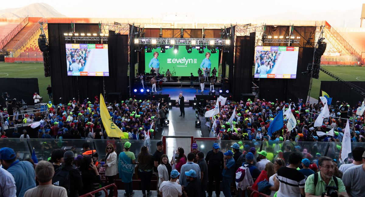 Cierre de campaña Evelyn Matthei