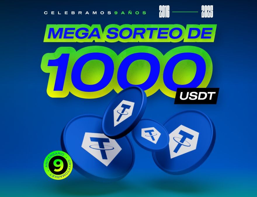 Anuncio del sorteo de CryptoMarket