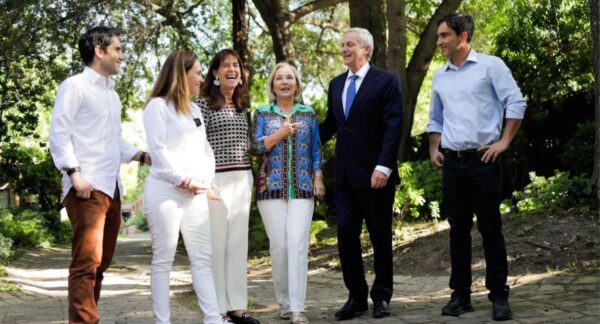 José Antonio Kast y la familia Piñera Morel