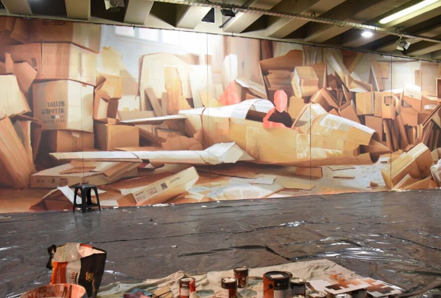 Mural estación Villa Frei- Metro
