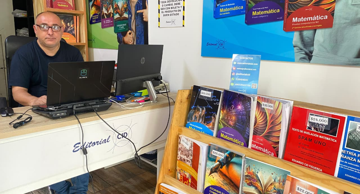 Foto de Editorial Cid, donde tienen los mejores libros para PAES.