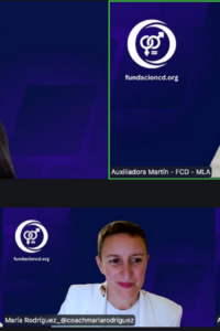 Panel de Mujeres Líderes, donde estuvo María Fernanda Juppet