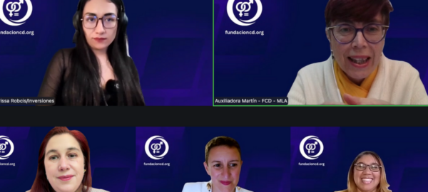 Panel de Mujeres Líderes, donde estuvo María Fernanda Juppet