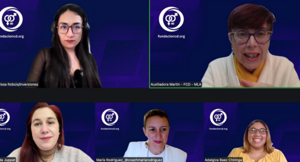 Panel de Mujeres Líderes, donde estuvo María Fernanda Juppet