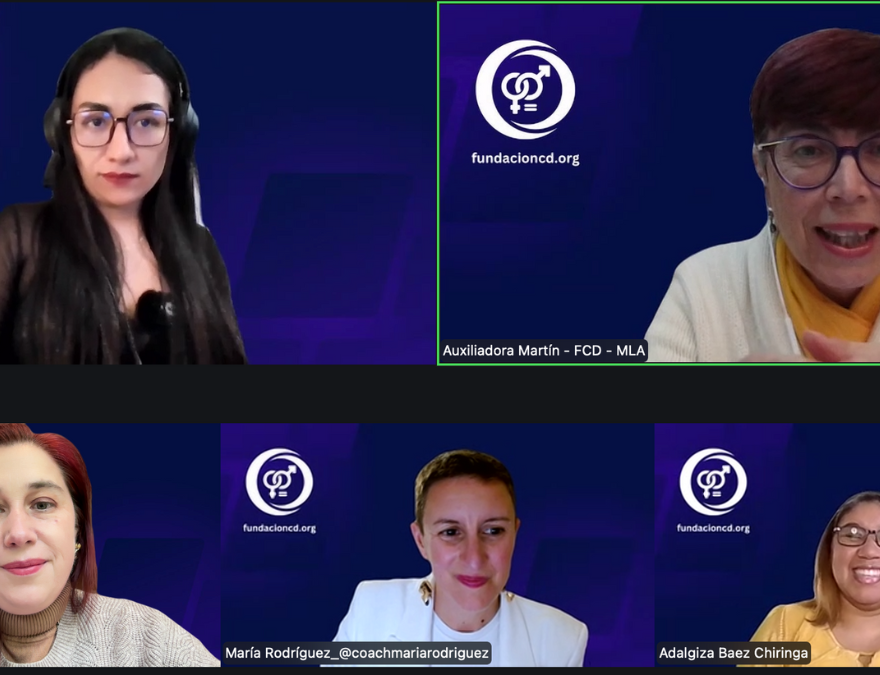 Panel de Mujeres Líderes, donde estuvo María Fernanda Juppet