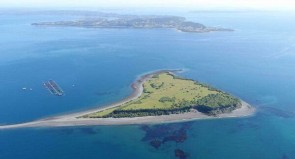 Isla Imelev ferente a Chiloé.