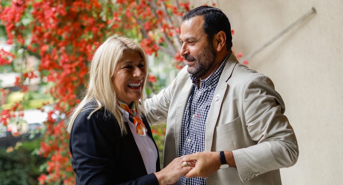 Zandra Parisi y Rodrigo Vattuone