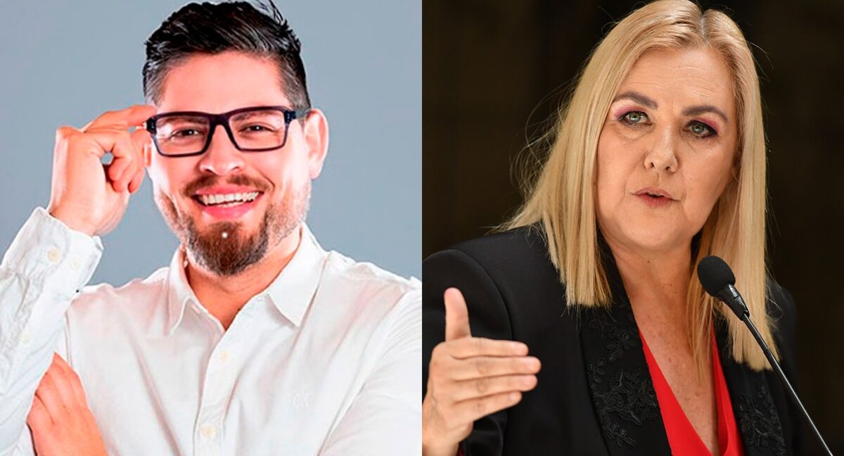 Juan Marcelo Valenzuela y Pamela Jiles