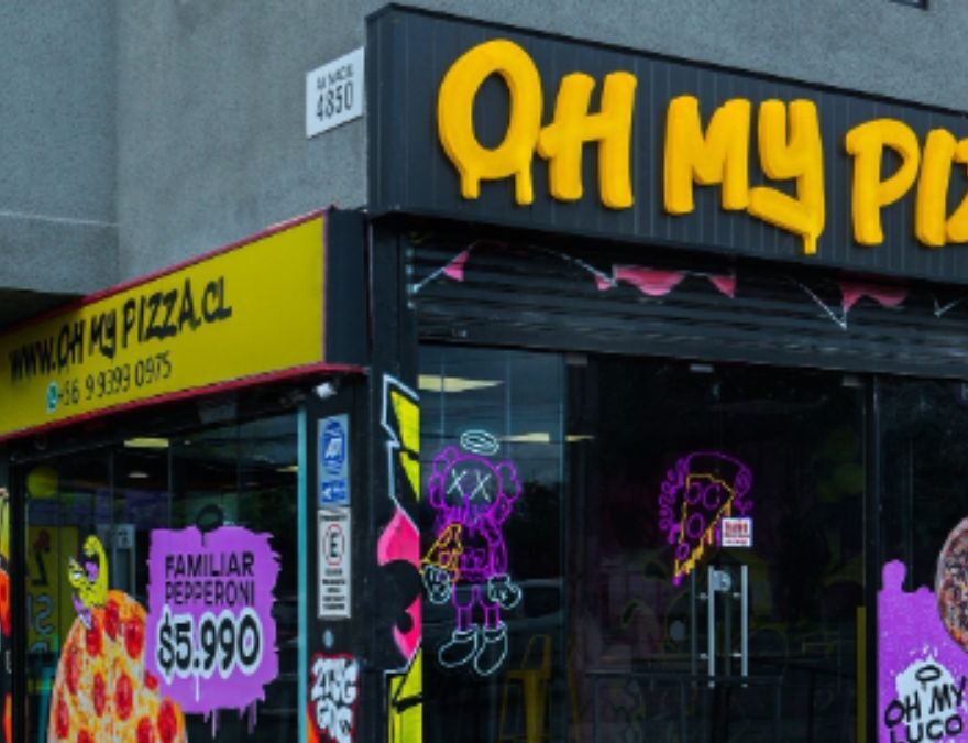 Oh My Pizza, una de las franquicias chilenas.