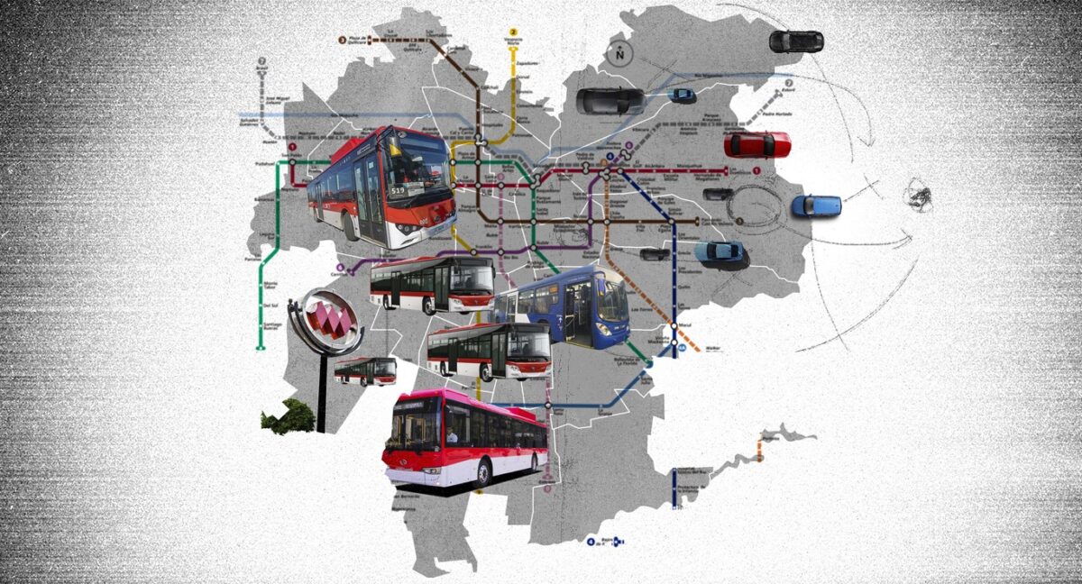 Medio de transporte en el Gran Santiago